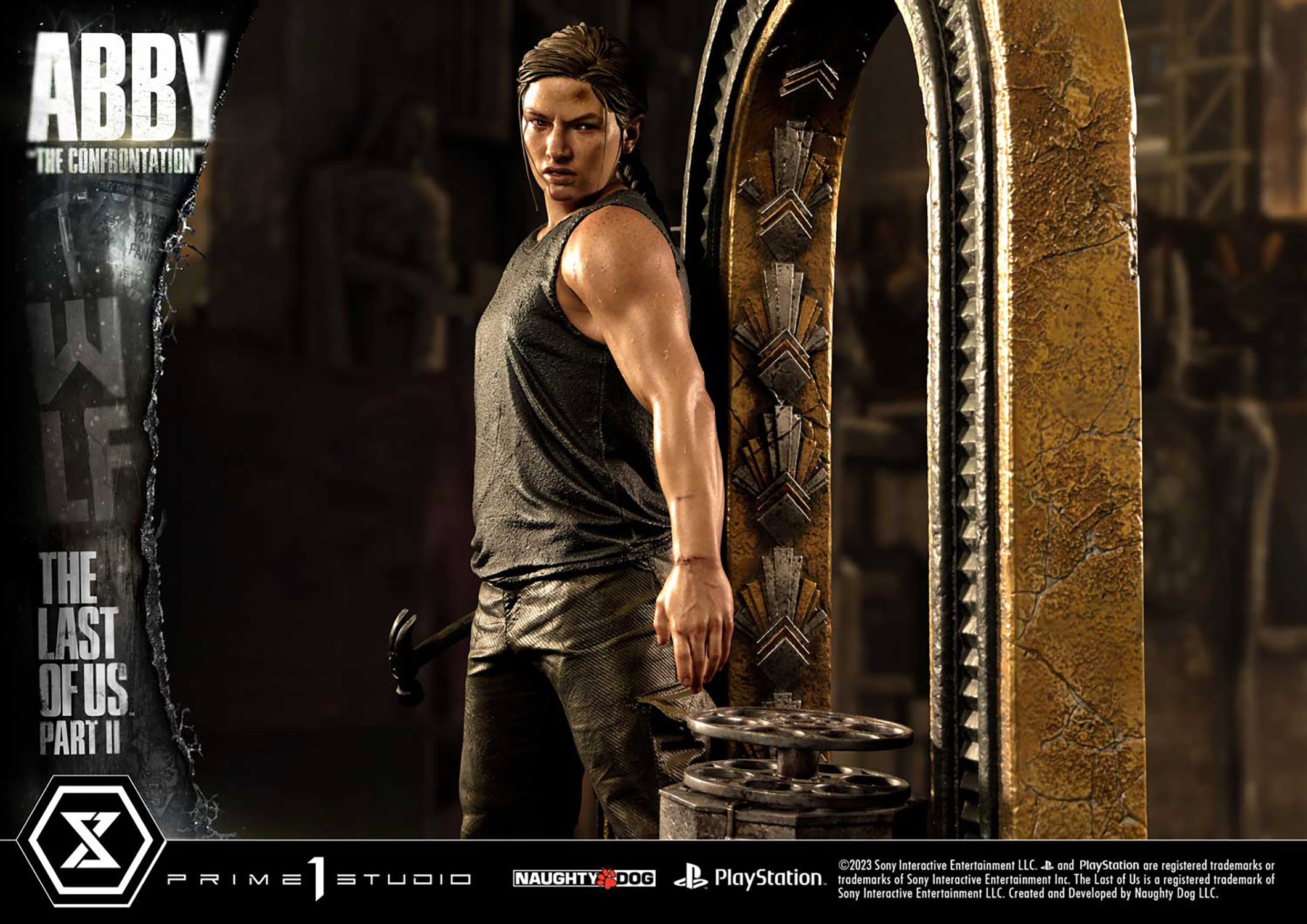 The Last of Us Abby "The Confrontation" Quarter Scale Statue  (Prototype Shown) View 7