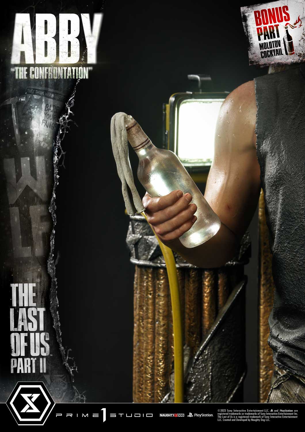 The Last of Us Abby "The Confrontation" (Bonus Version) Quarter Scale Statue  (Prototype Shown) View 3