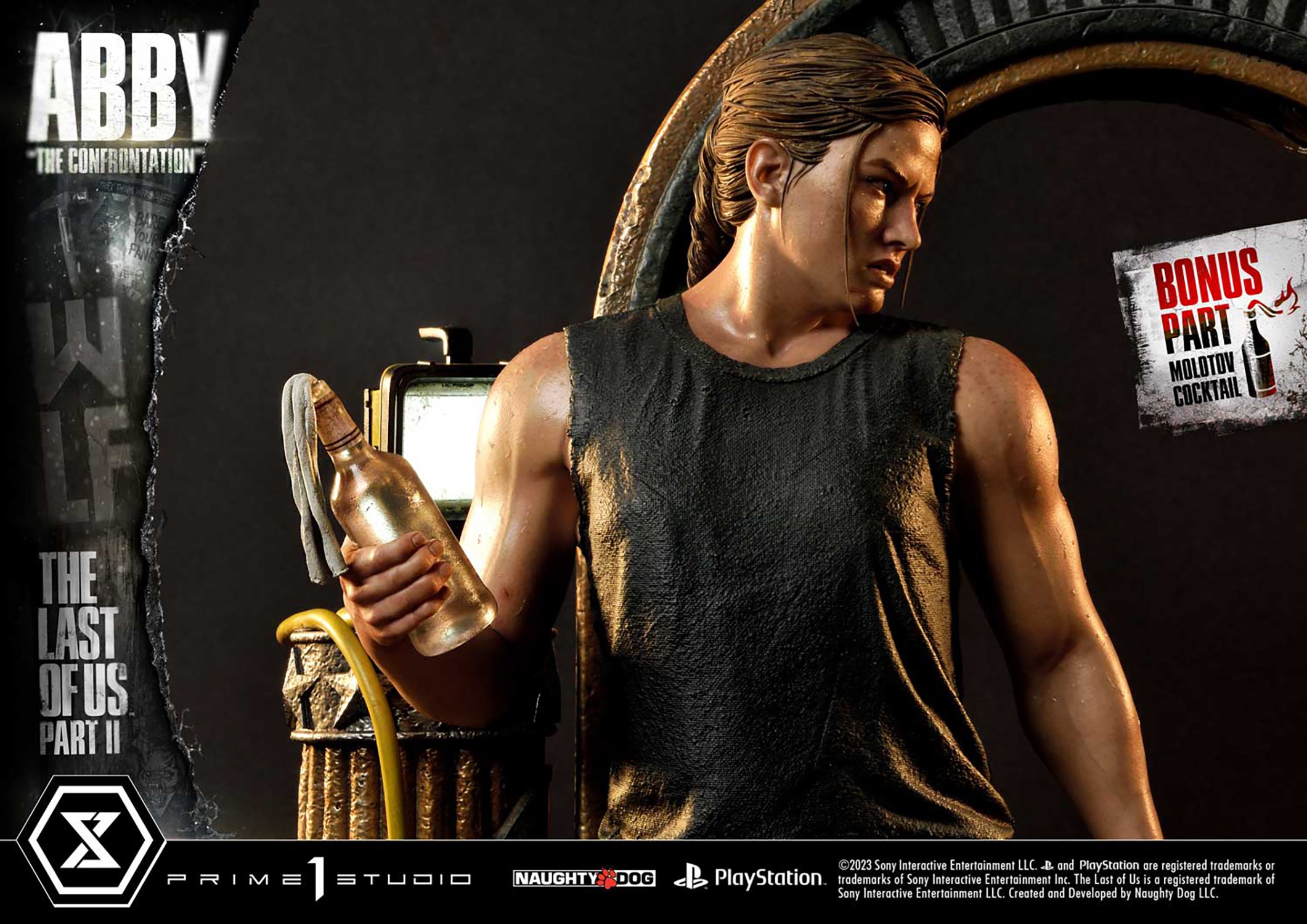 The Last of Us Abby "The Confrontation" (Bonus Version) Quarter Scale Statue  (Prototype Shown) View 4