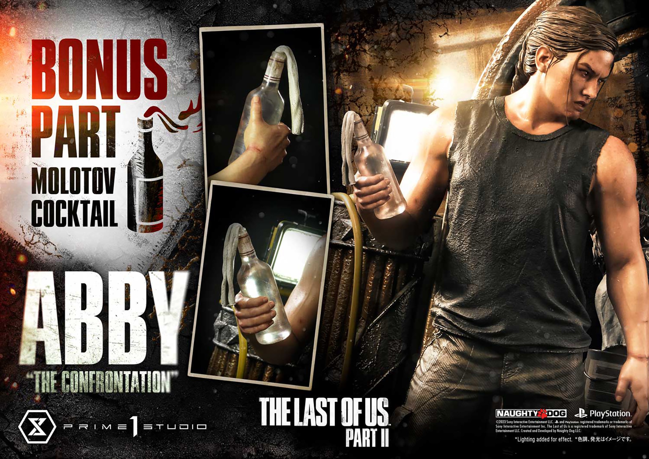 The Last of Us Abby "The Confrontation" (Bonus Version) Quarter Scale Statue  (Prototype Shown) View 5