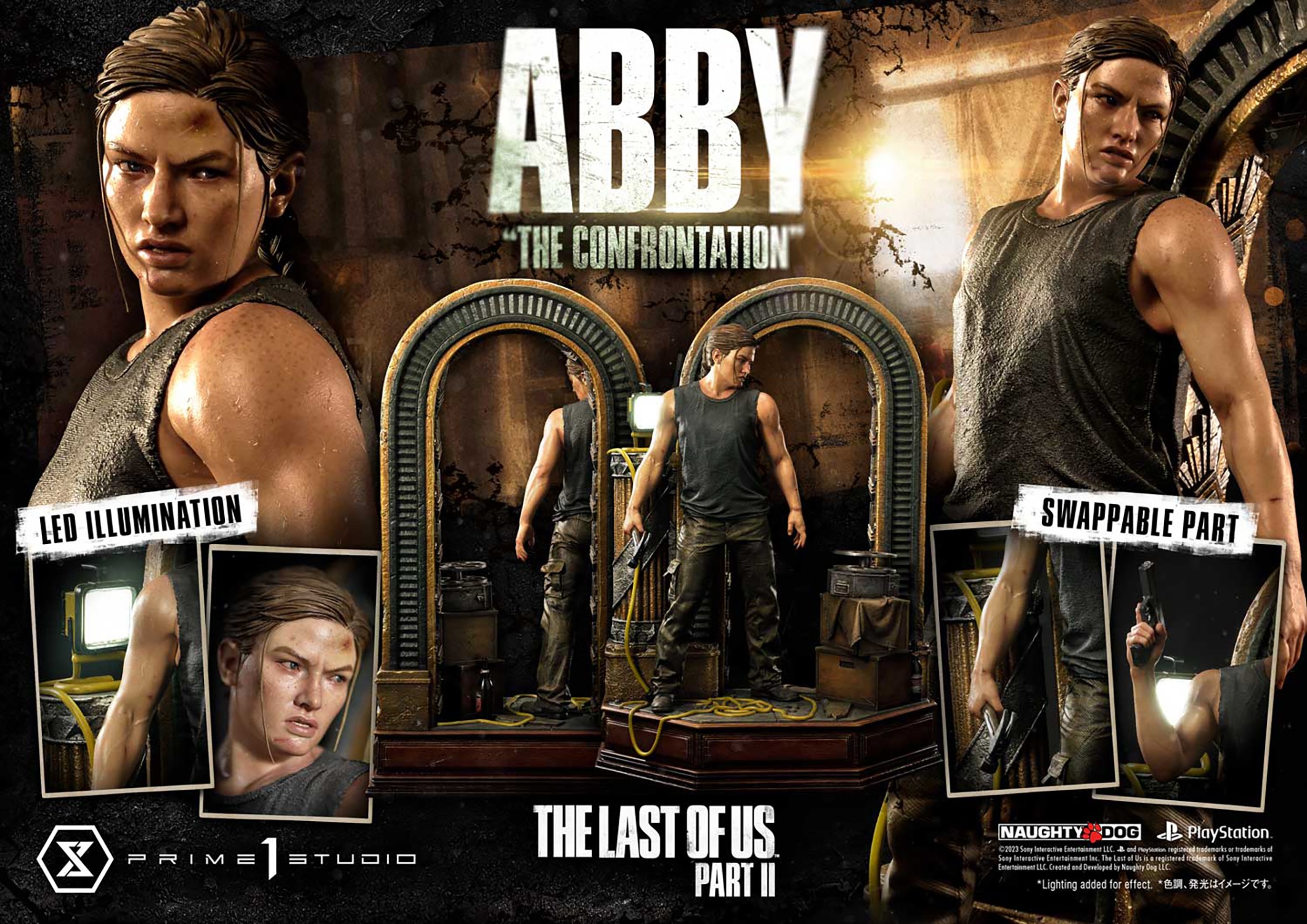The Last of Us Abby "The Confrontation" (Bonus Version) Quarter Scale Statue  (Prototype Shown) View 11