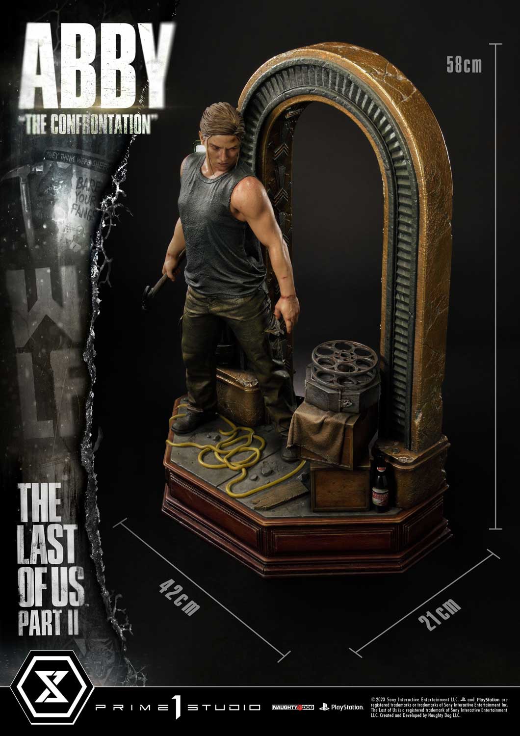 The Last of Us Abby "The Confrontation" (Bonus Version) Quarter Scale Statue  (Prototype Shown) View 15