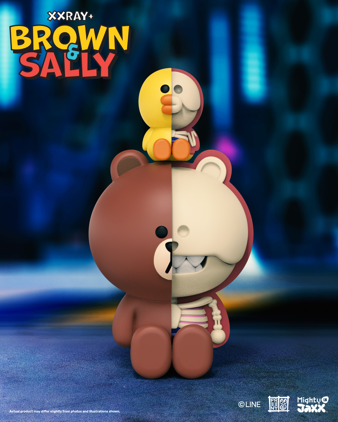 XXRAY PLUS Brown and Sally- Prototype Shown