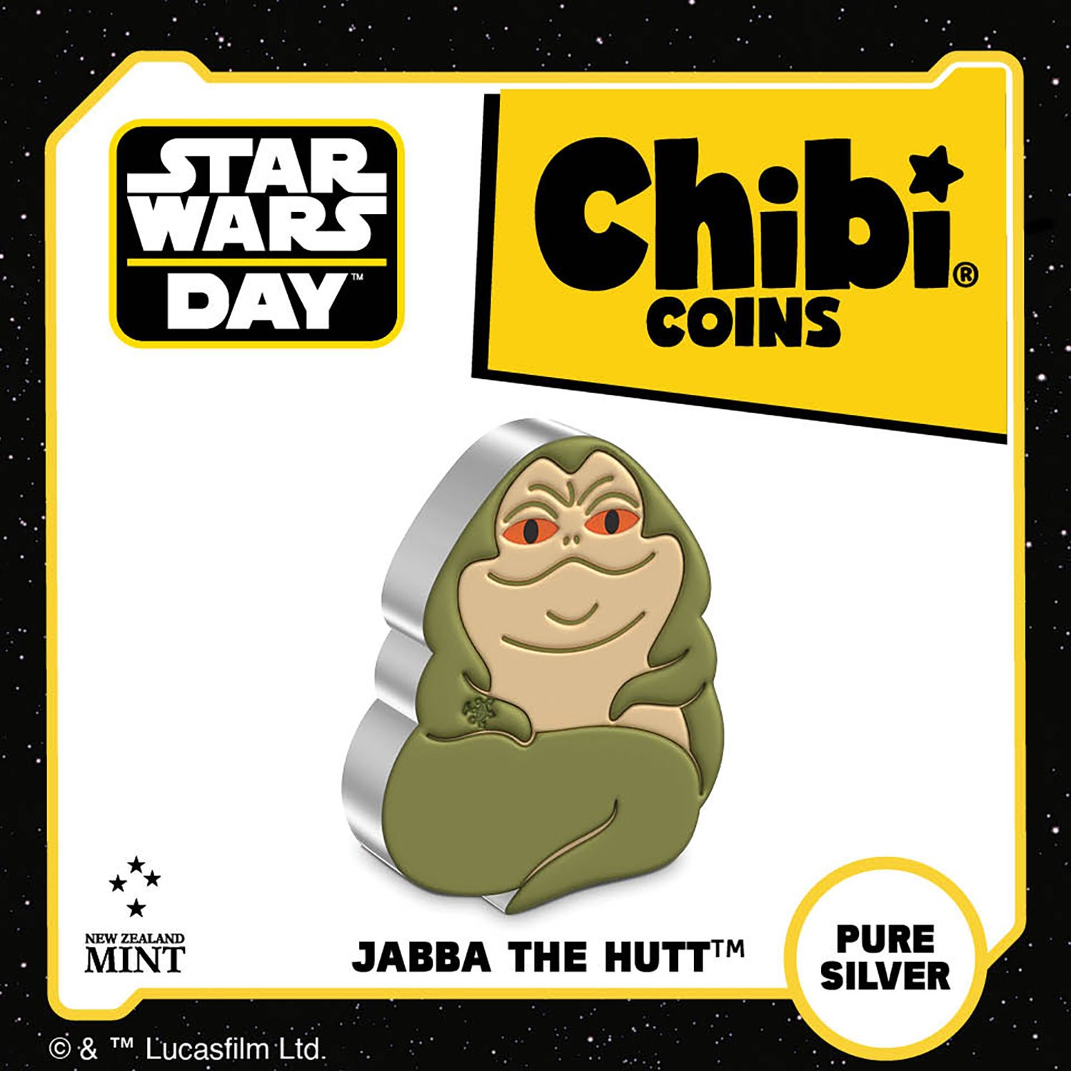 Jabba the Hutt 2oz Silver Coin- Prototype Shown
