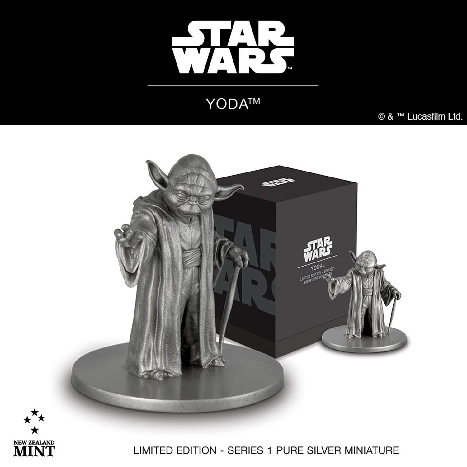 Yoda Silver Miniature