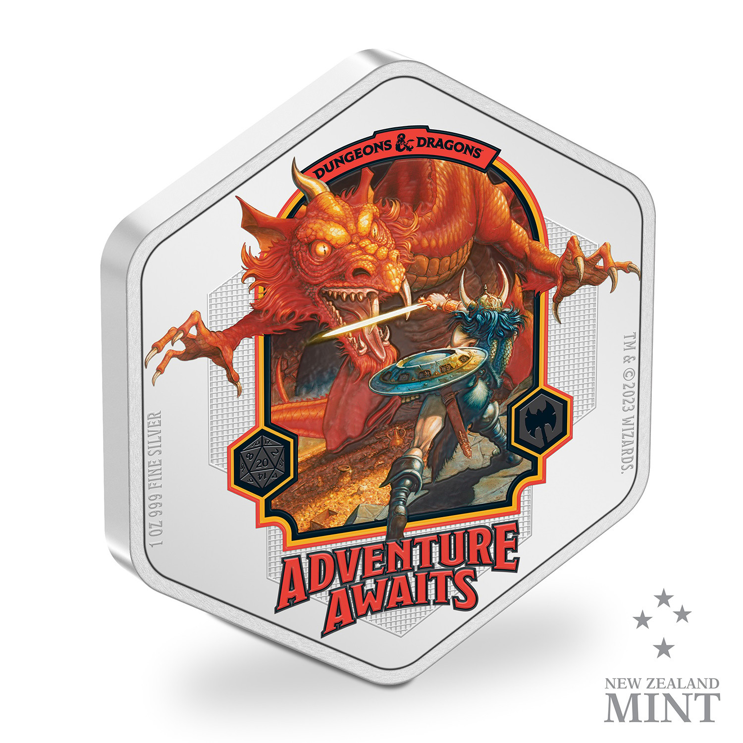 Dungeons & Dragons 1oz Silver Coin- Prototype Shown