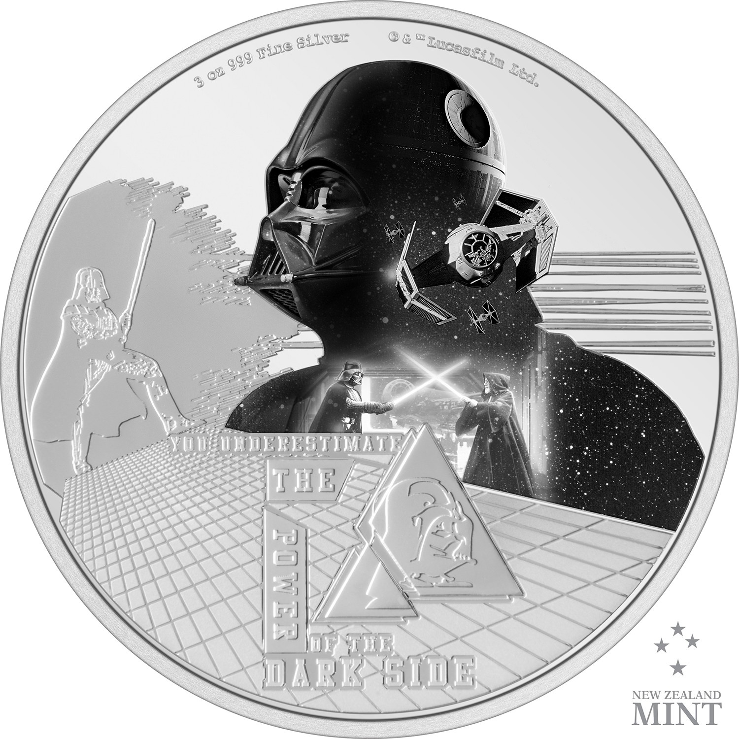 Darth Vader 3oz Silver Coin- Prototype Shown