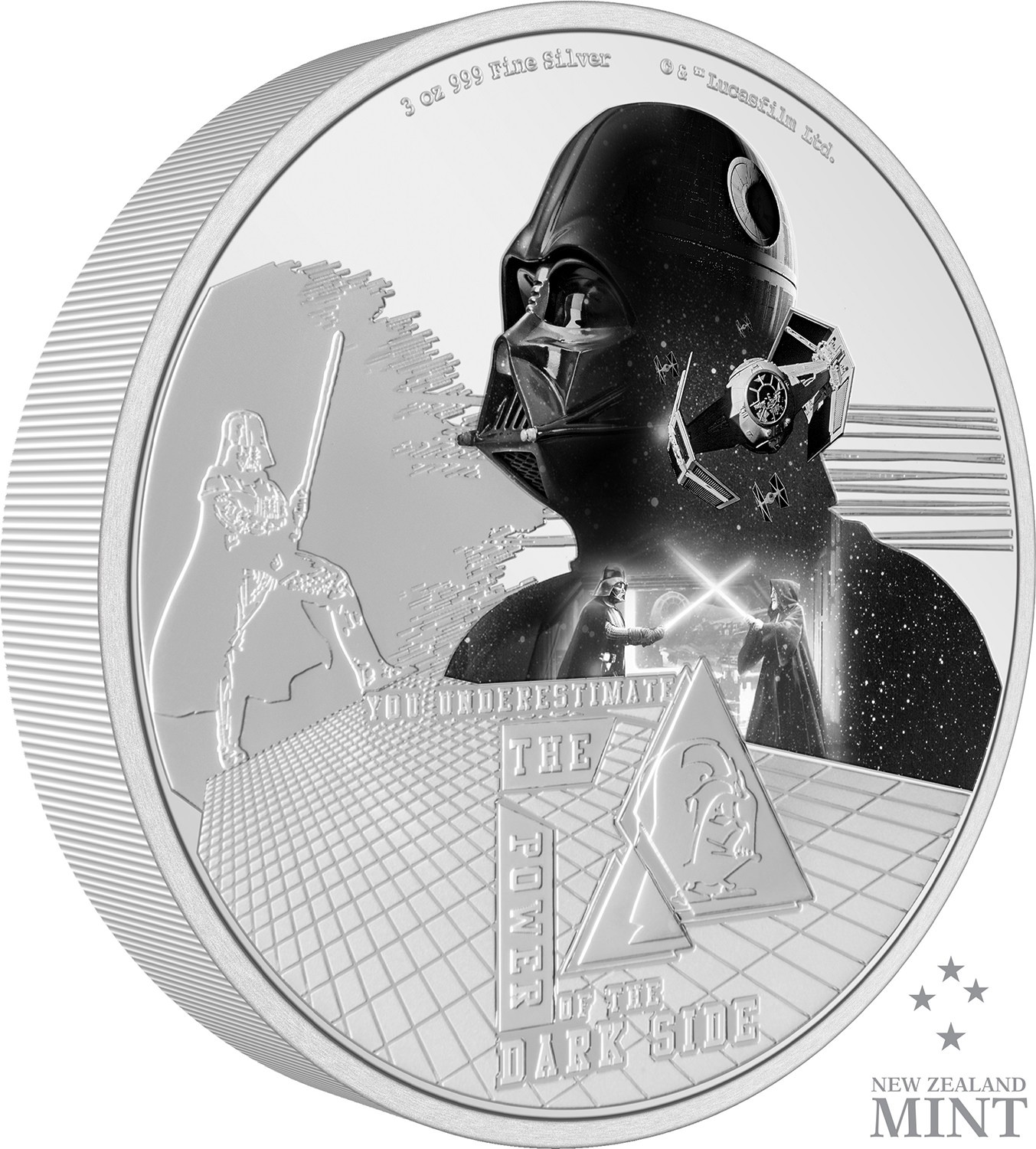Darth Vader 3oz Silver Coin- Prototype Shown