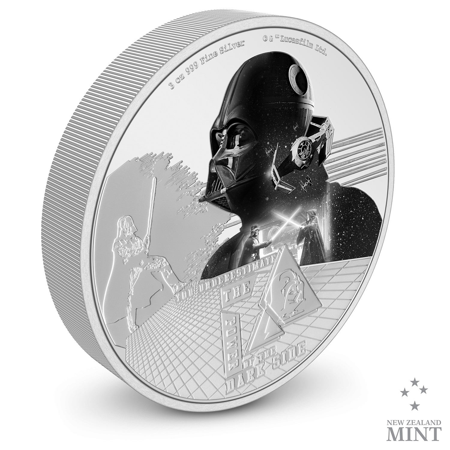 Darth Vader 3oz Silver Coin- Prototype Shown