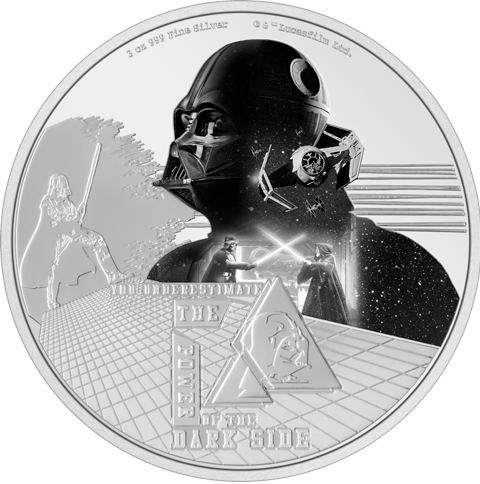 Darth Vader 3oz Silver Coin