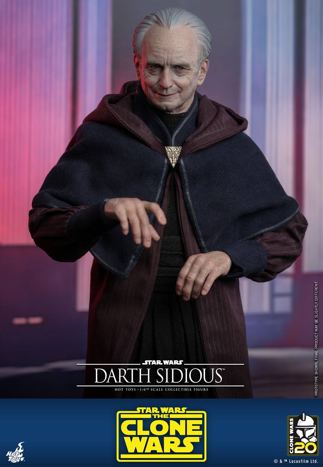 Darth sidious sale clone wars figure