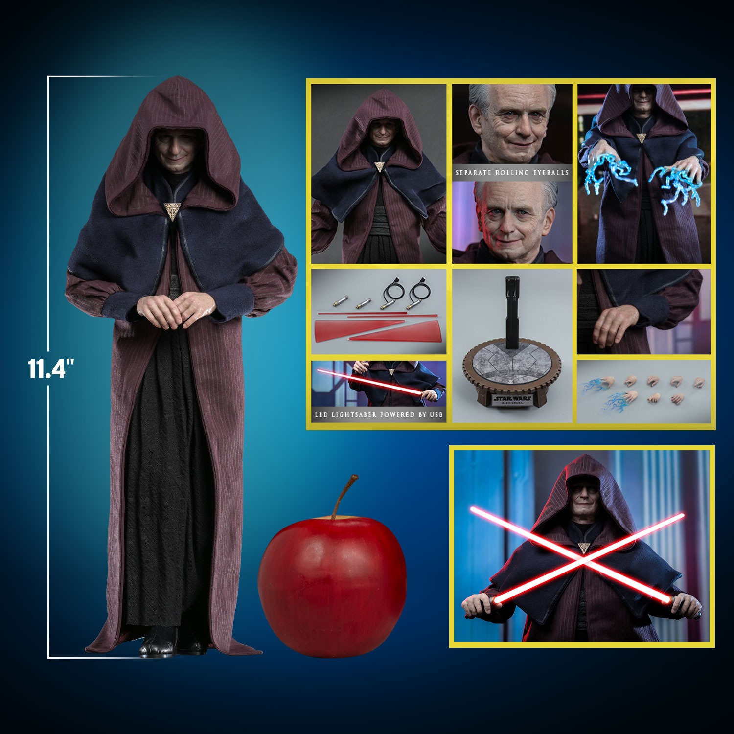 Hot toys emperor hot sale palpatine