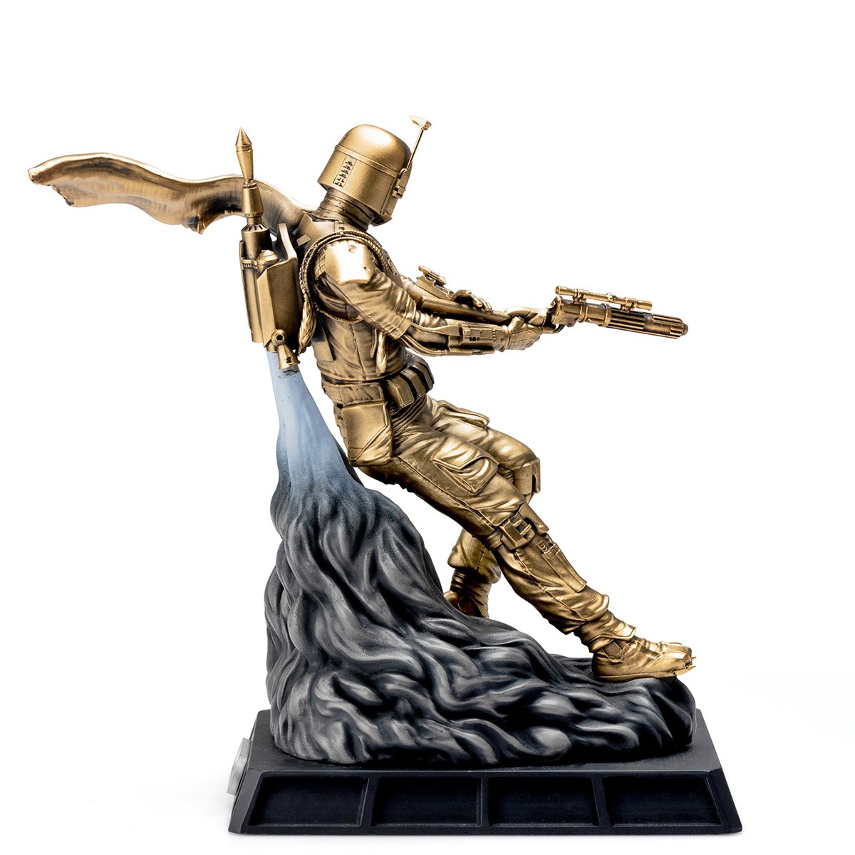 Boba Fett Battle Ready Figurine (Gilt Edition) (Prototype Shown) View 4