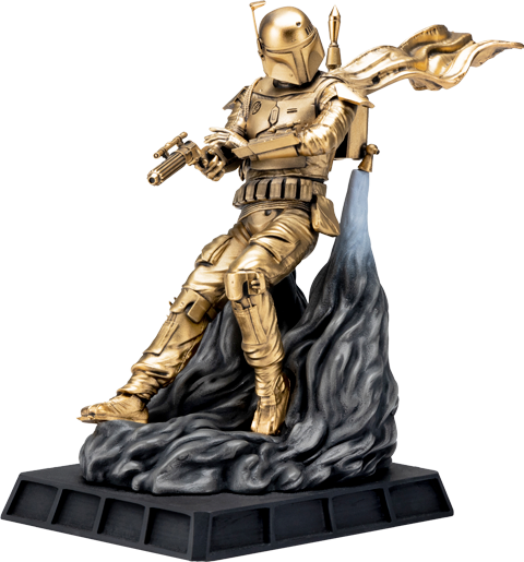 Boba Fett Battle Ready Figurine (Gilt Edition)