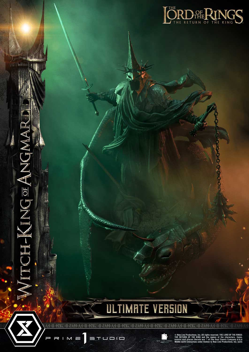 The Lord of the Rings Witch-King of Angmar (Ultimate Version) Quarter Scale Statue  (Prototype Shown) View 4