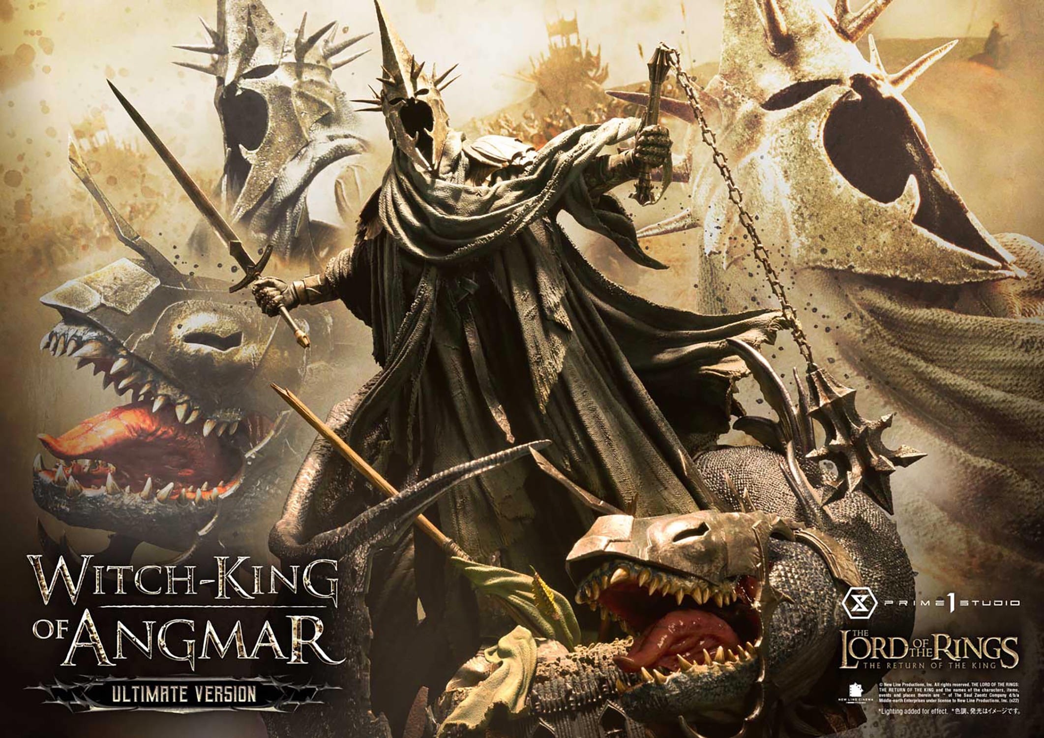 The Lord of the Rings Witch-King of Angmar (Ultimate Version) Quarter Scale Statue  (Prototype Shown) View 6