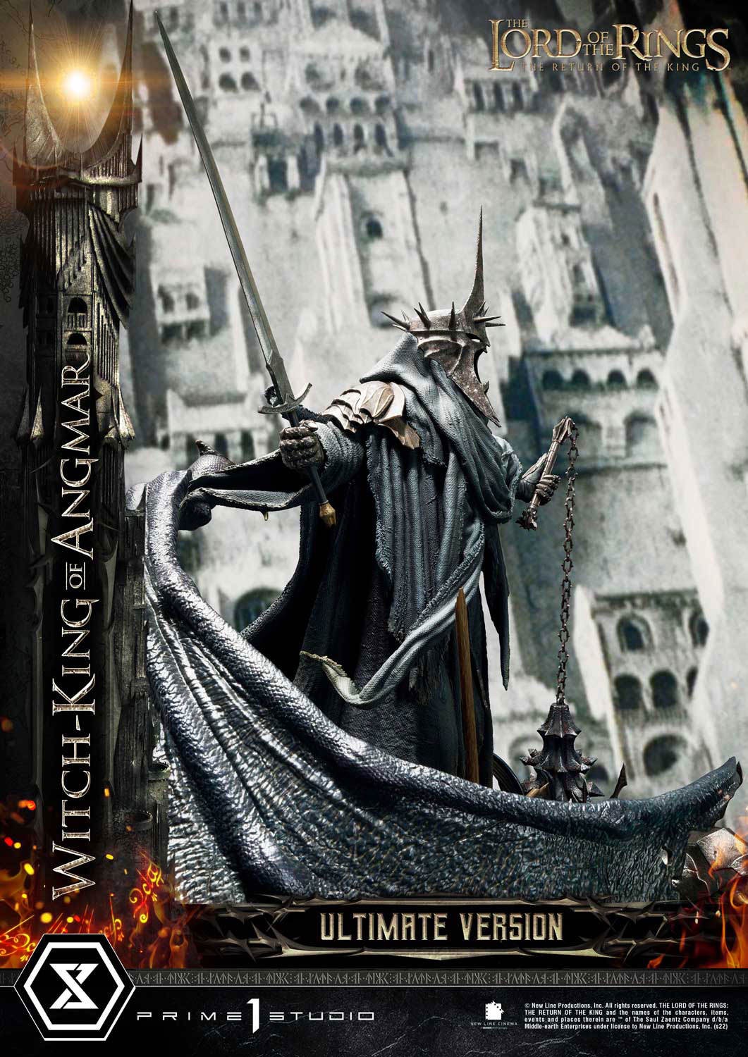 The Lord of the Rings Witch-King of Angmar (Ultimate Version) Quarter Scale Statue  (Prototype Shown) View 9