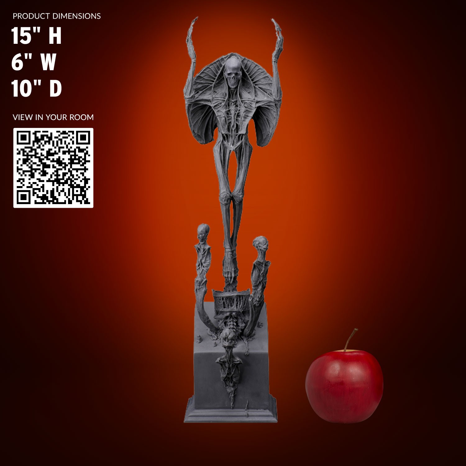Red Statue and Cannon- Prototype Shown
