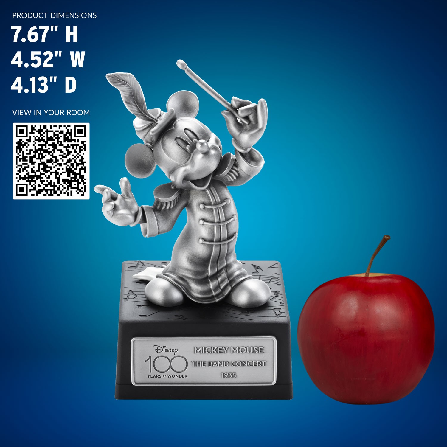 Mickey Mouse 1935 Figurine (Prototype Shown) View 2
