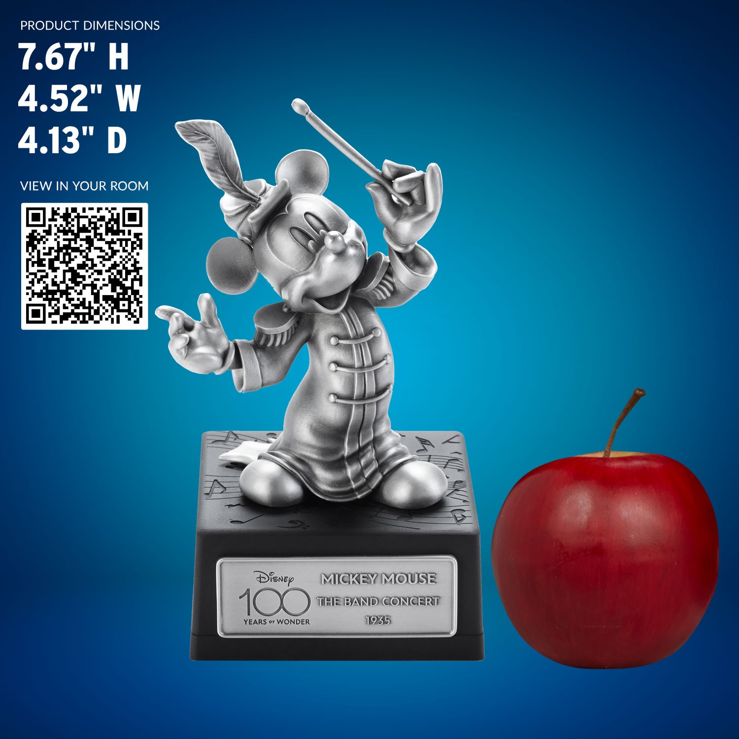Mickey Mouse 1935 Figurine (Prototype Shown) View 2