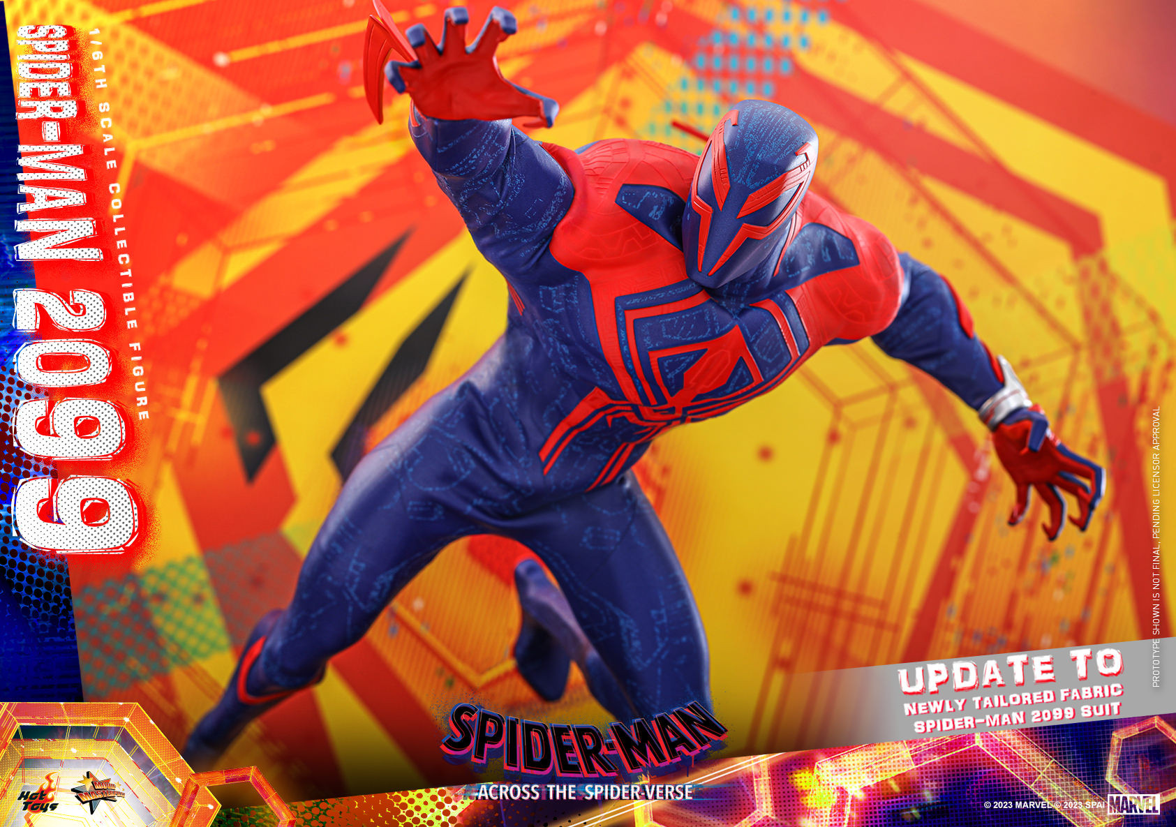 Marvel Spider-Man 2099 Sixth Scale Figure  (Prototype Shown) View 6