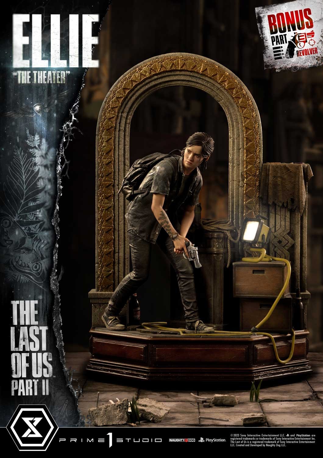 The Last of Us Ellie "The Theater" (Bonus Version) Quarter Scale Statue  (Prototype Shown) View 1