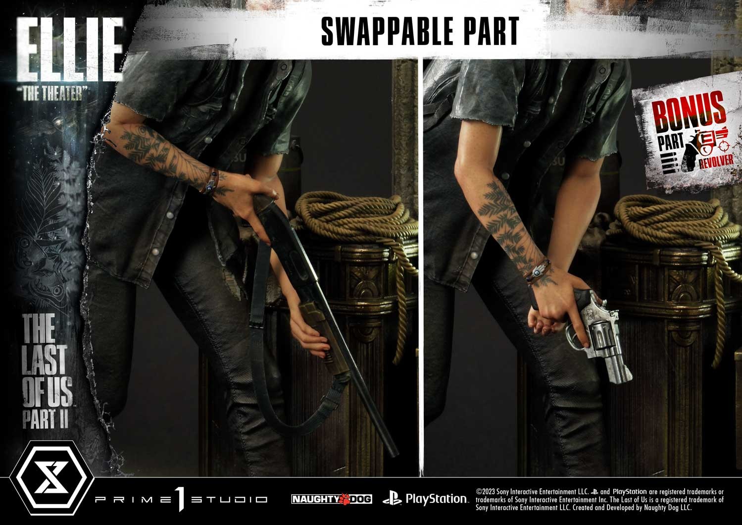 The Last of Us Ellie "The Theater" (Bonus Version) Quarter Scale Statue  (Prototype Shown) View 3