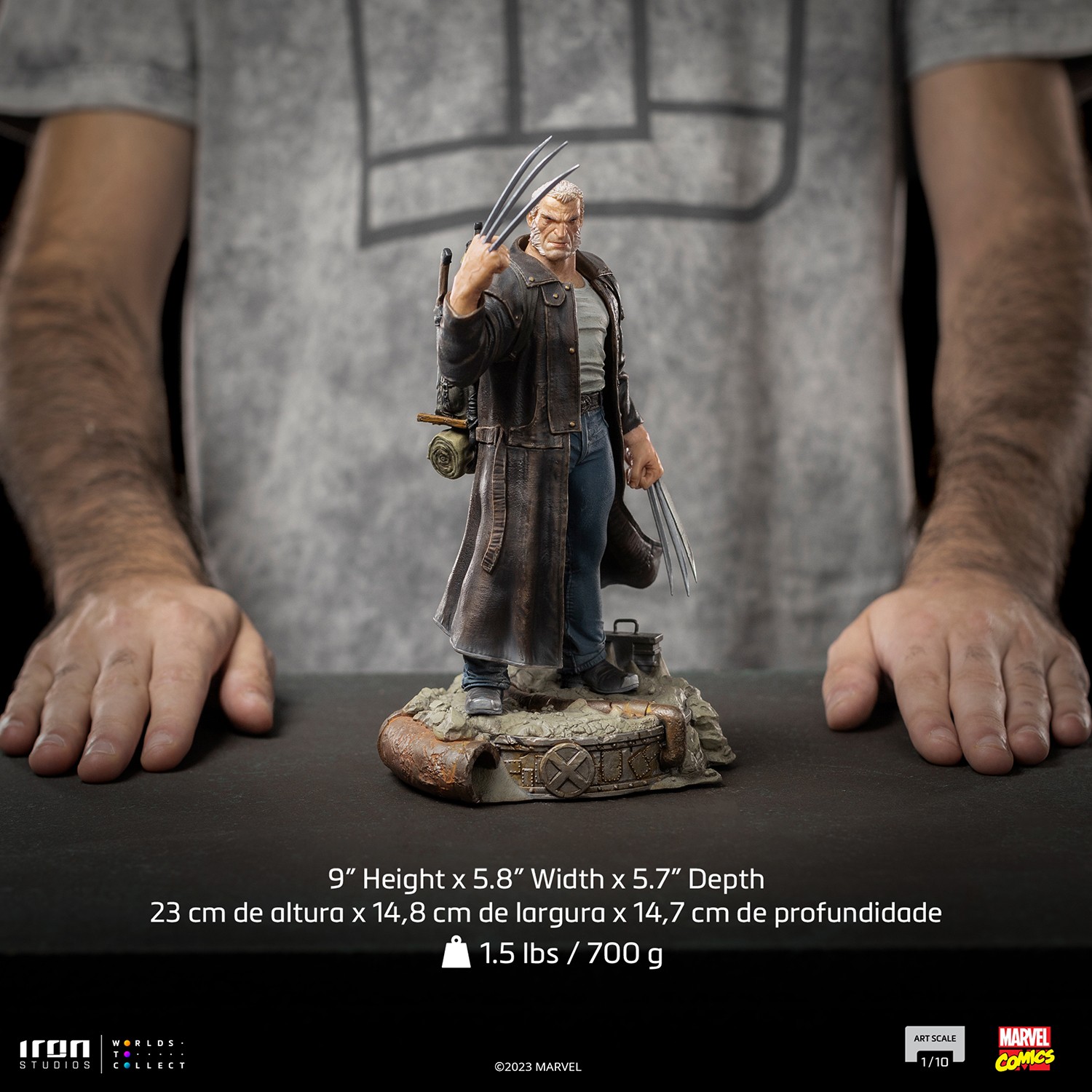 Old Man Logan 1 10 Art Scale Statue by Iron Studios Sideshow
