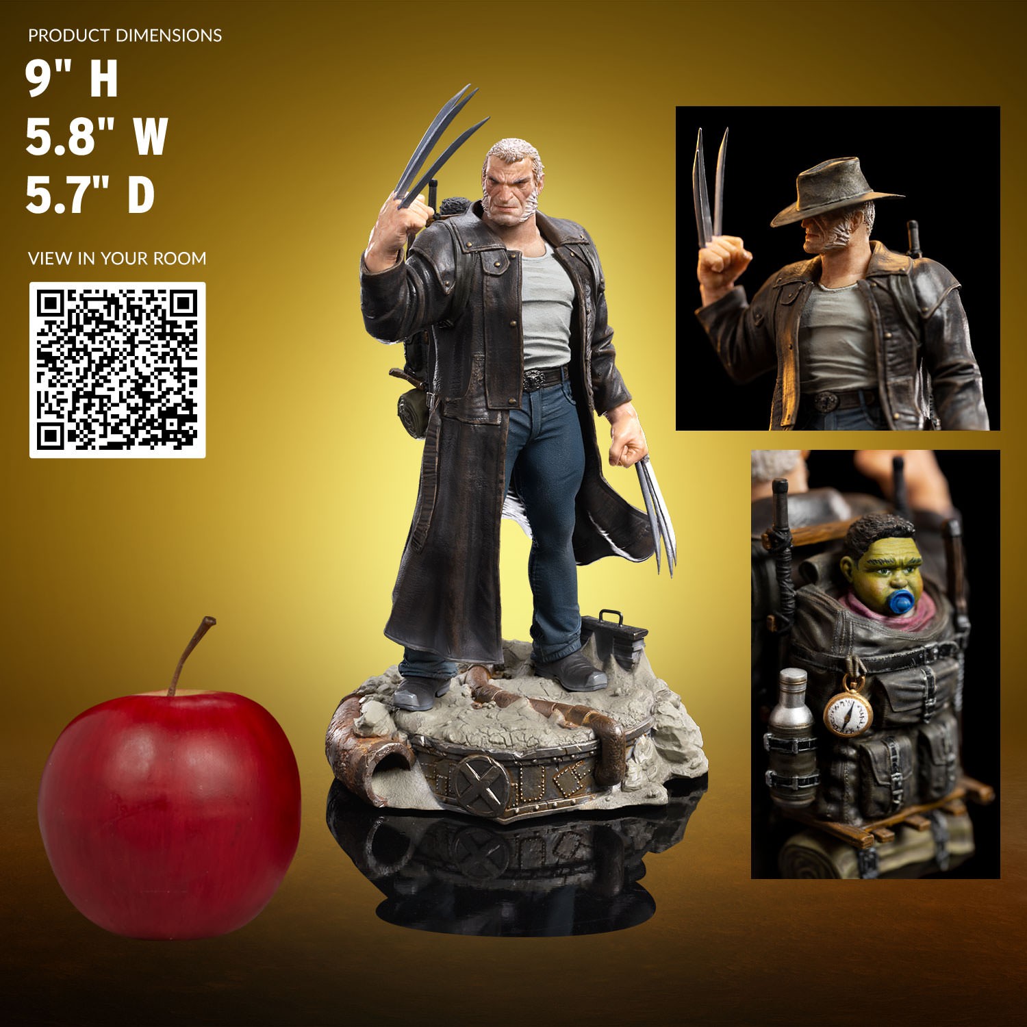 Marvel Old Man Logan 1:10 Scale Statue  (Prototype Shown) View 2