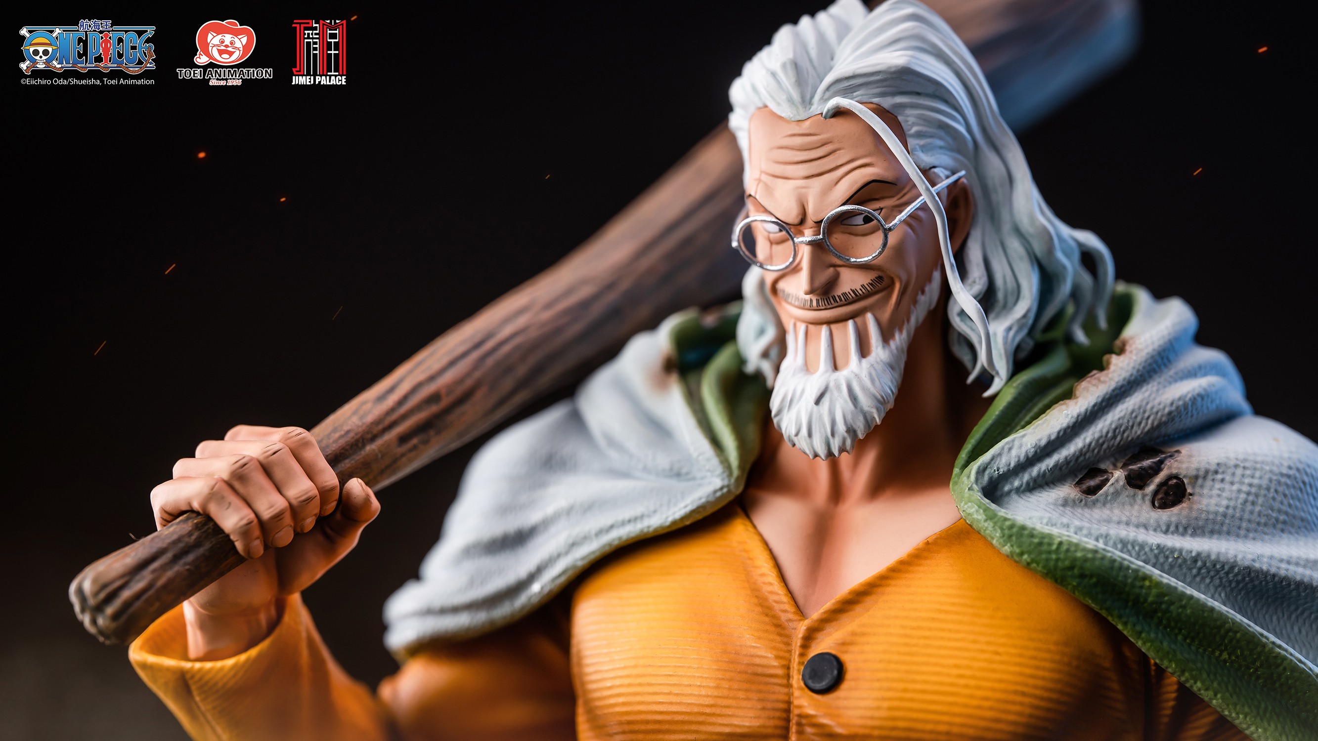 One Piece Monkey D. Luffy & Silvers Reyleigh Statues  (Prototype Shown) View 5