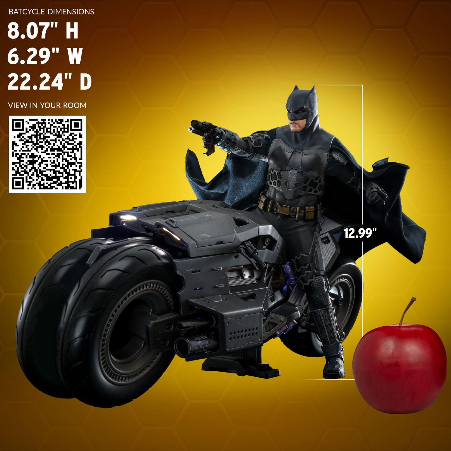 バットマン＆バットサイクル・ホットトイズ MMS705☆The Flash