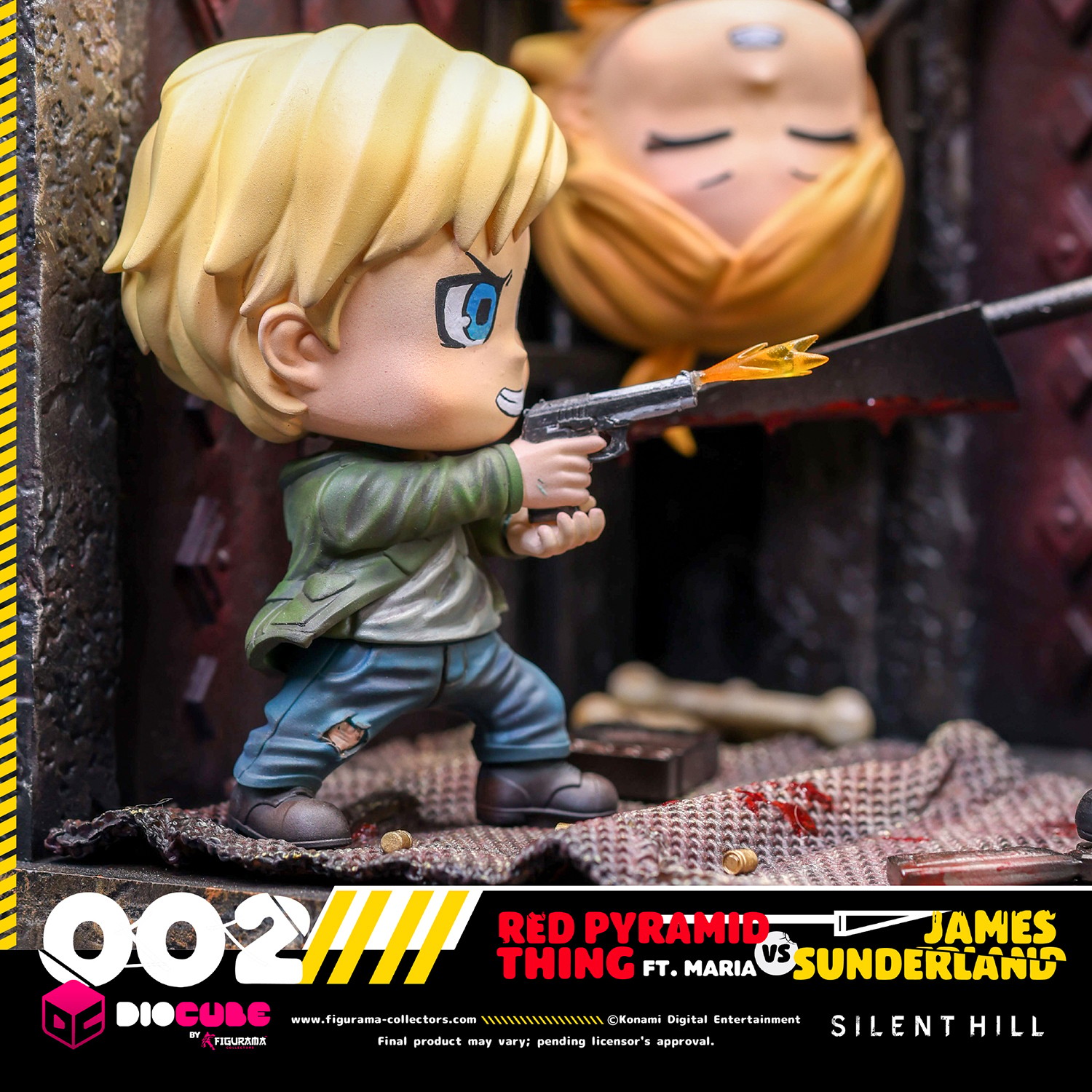 Silent Hill Silent Hill 2: Red Pyramid Thing Vs. James Sunderland DioCube Diorama  (Prototype Shown) View 3