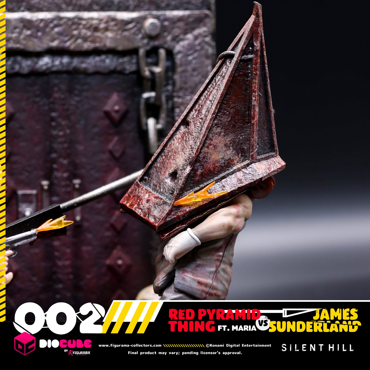 Silent Hill Silent Hill 2: Red Pyramid Thing Vs. James Sunderland DioCube Diorama  (Prototype Shown) View 5
