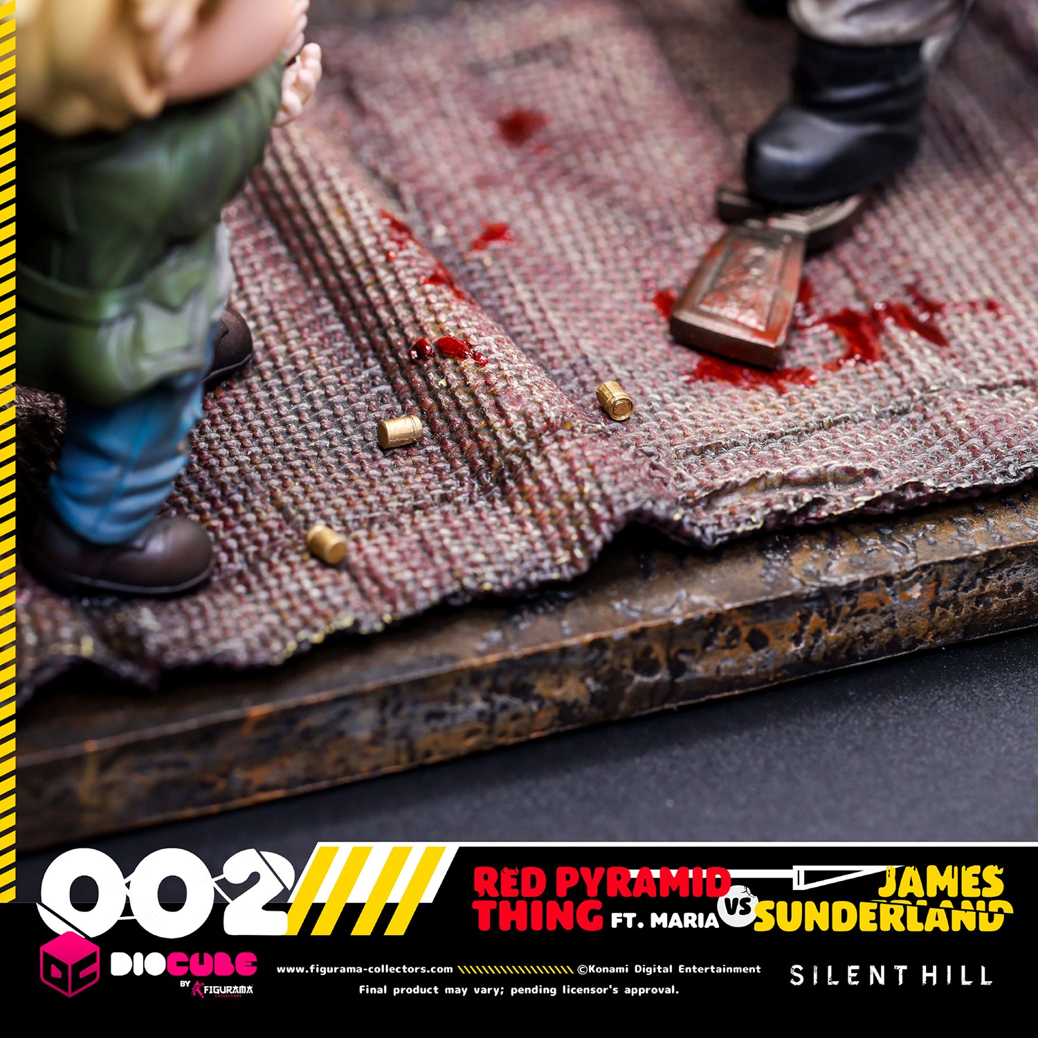 Silent Hill Silent Hill 2: Red Pyramid Thing Vs. James Sunderland DioCube Diorama  (Prototype Shown) View 7