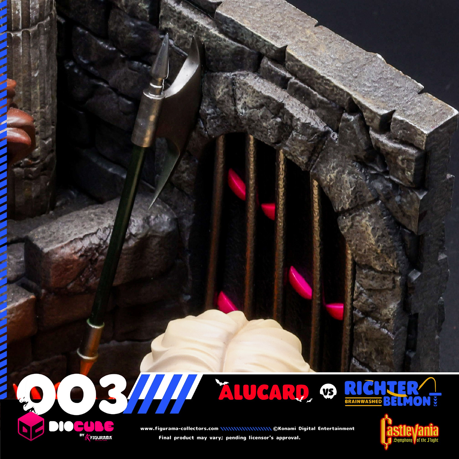 Castlevania Castlevania: Alucard Vs. Richter Belmont DioCube Diorama  (Prototype Shown) View 7
