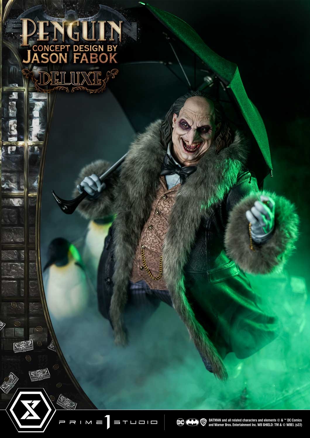 DC Comics Penguin (Deluxe Bonus Version) 1:3 Scale Statue  (Prototype Shown) View 4