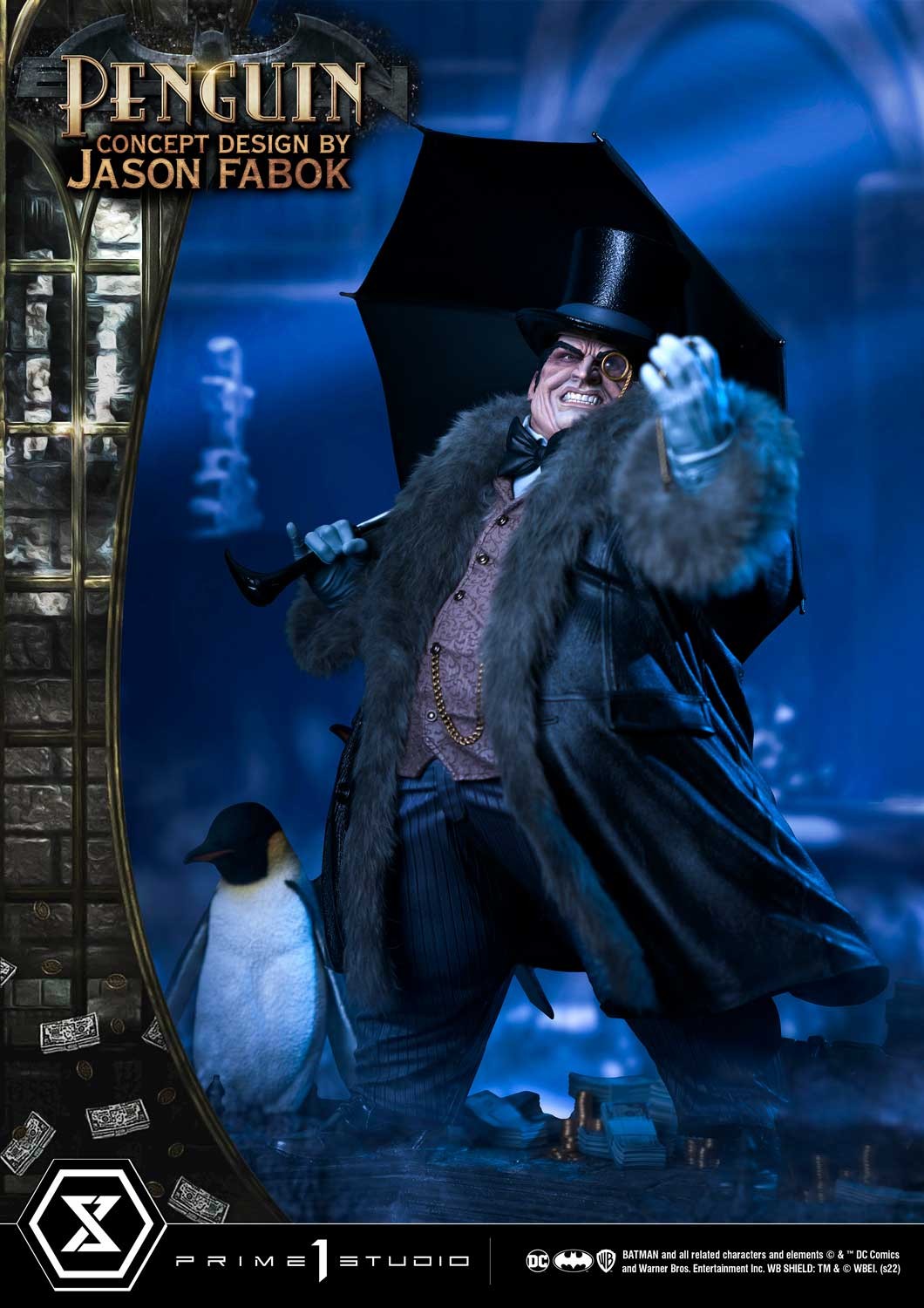 DC Comics Penguin (Deluxe Bonus Version) 1:3 Scale Statue  (Prototype Shown) View 6