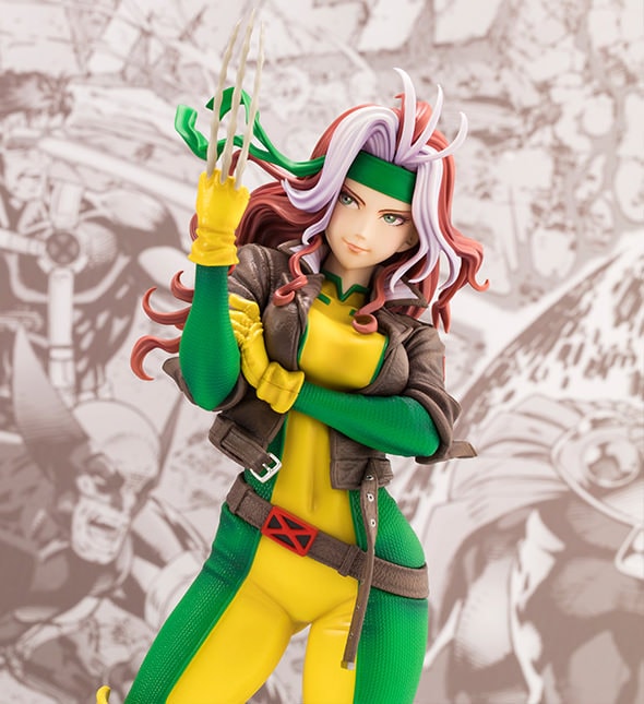 マーベル・美少女・スターチュ・Rogue Amazon.com: Marvel Comics: Rogue Bishoujo Statue : Toys & Games