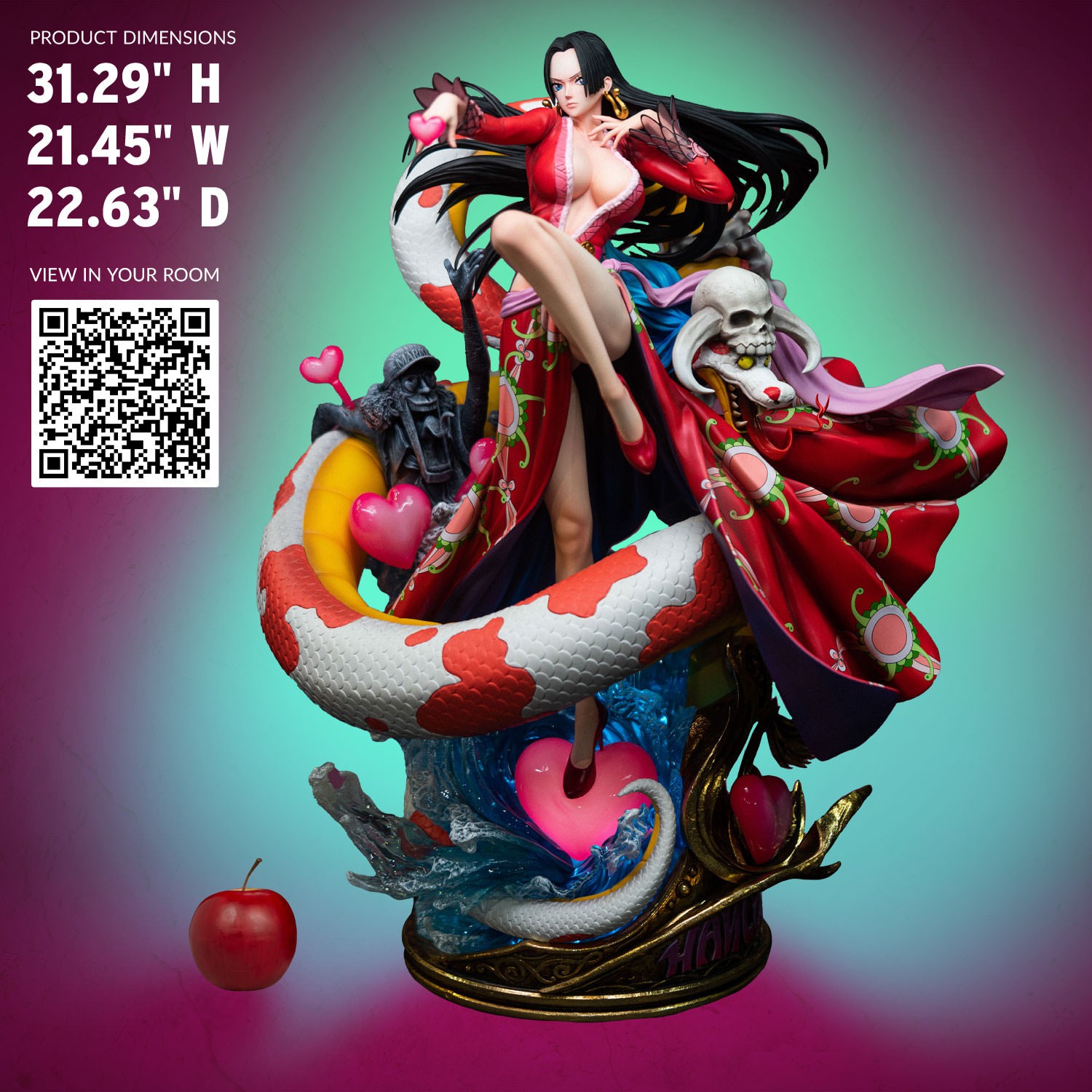 One Piece Boa Hancock Statues  (Prototype Shown) View 2