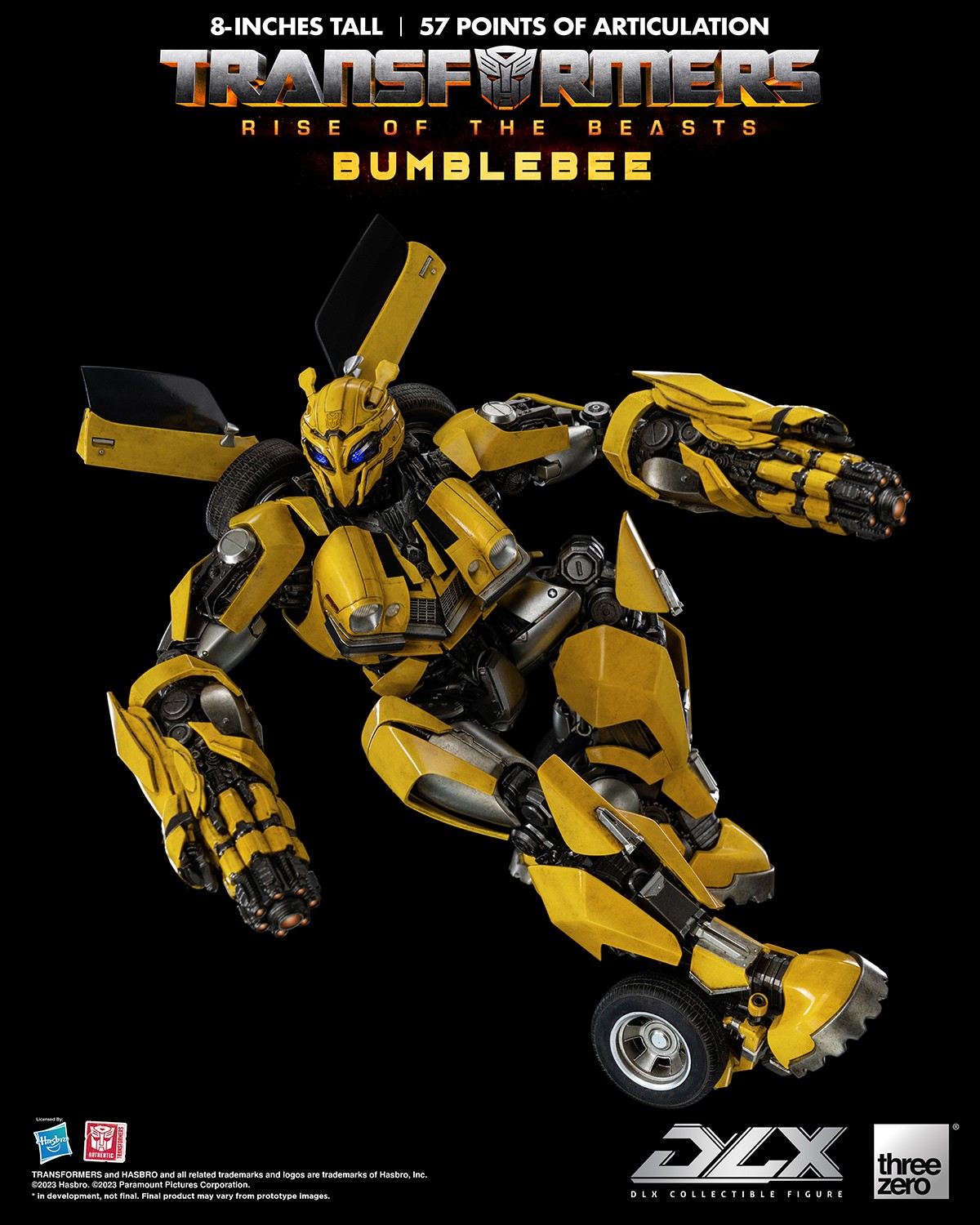 ThreeZero Transformers: Rise of the Beasts - DLX Scale BUMBLEBEE