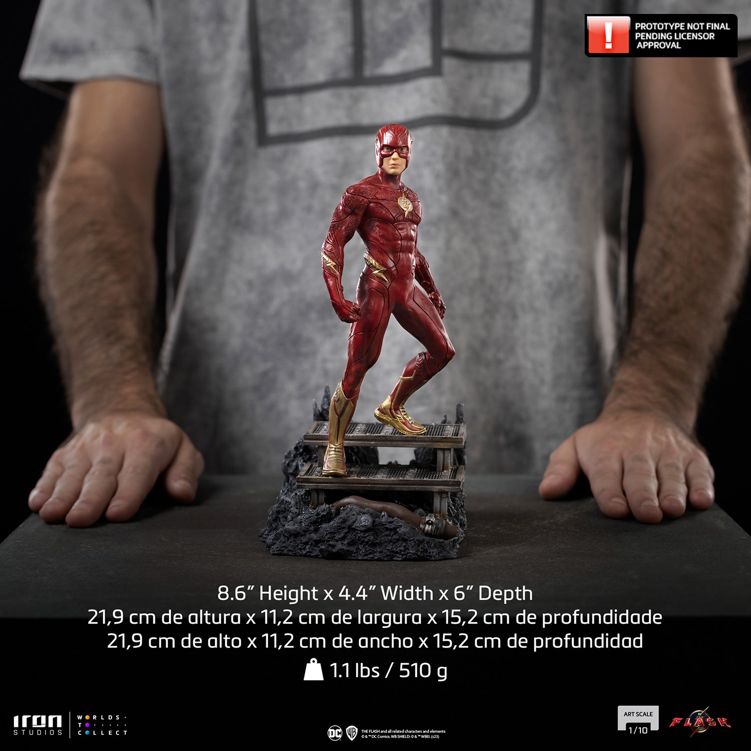 The Flash 1:10 Scale Statue by Iron Studios | Sideshow