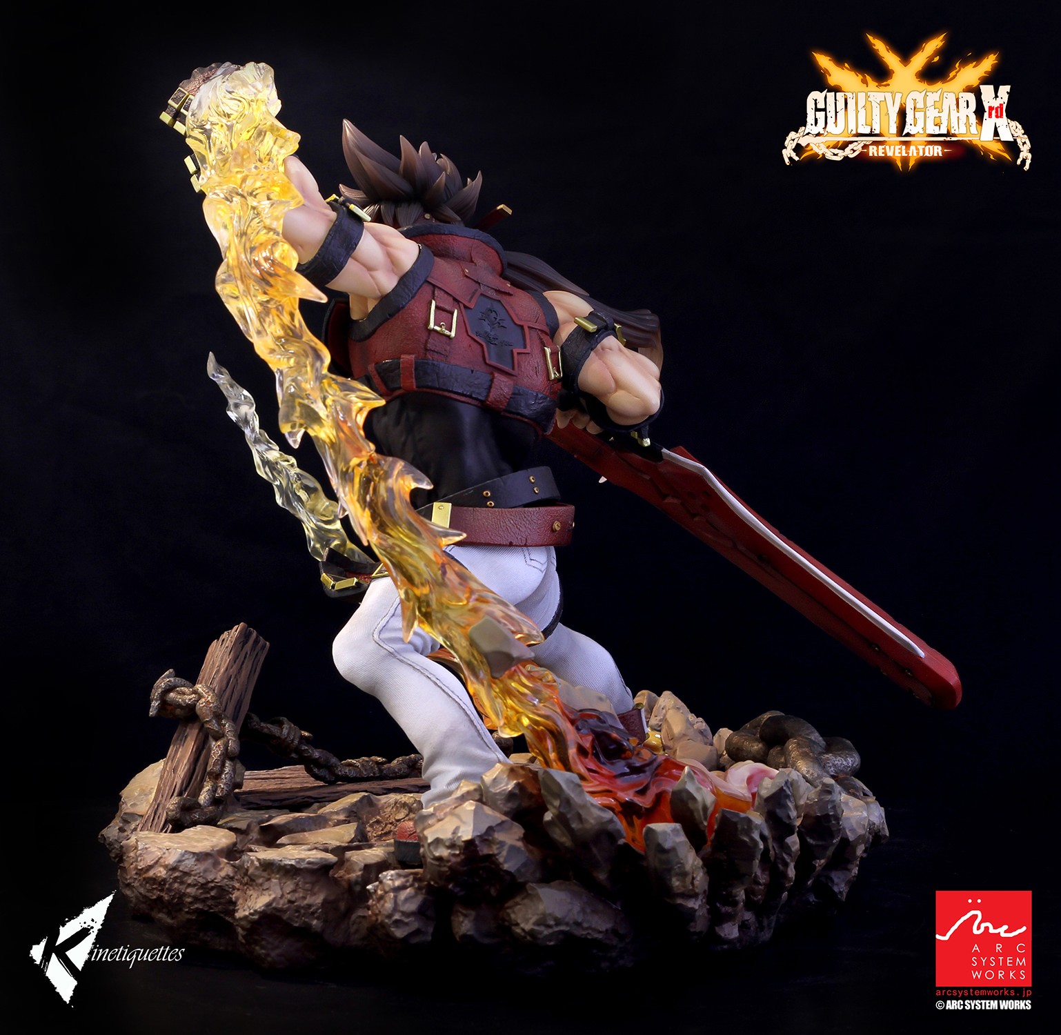 Guilty Gear Sol Badguy - The Bounty Hunter Diorama  (Prototype Shown) View 7