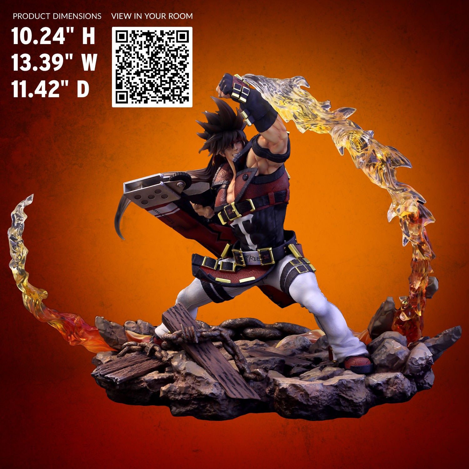 Guilty Gear Sol Badguy - The Bounty Hunter Diorama  (Prototype Shown) View 2