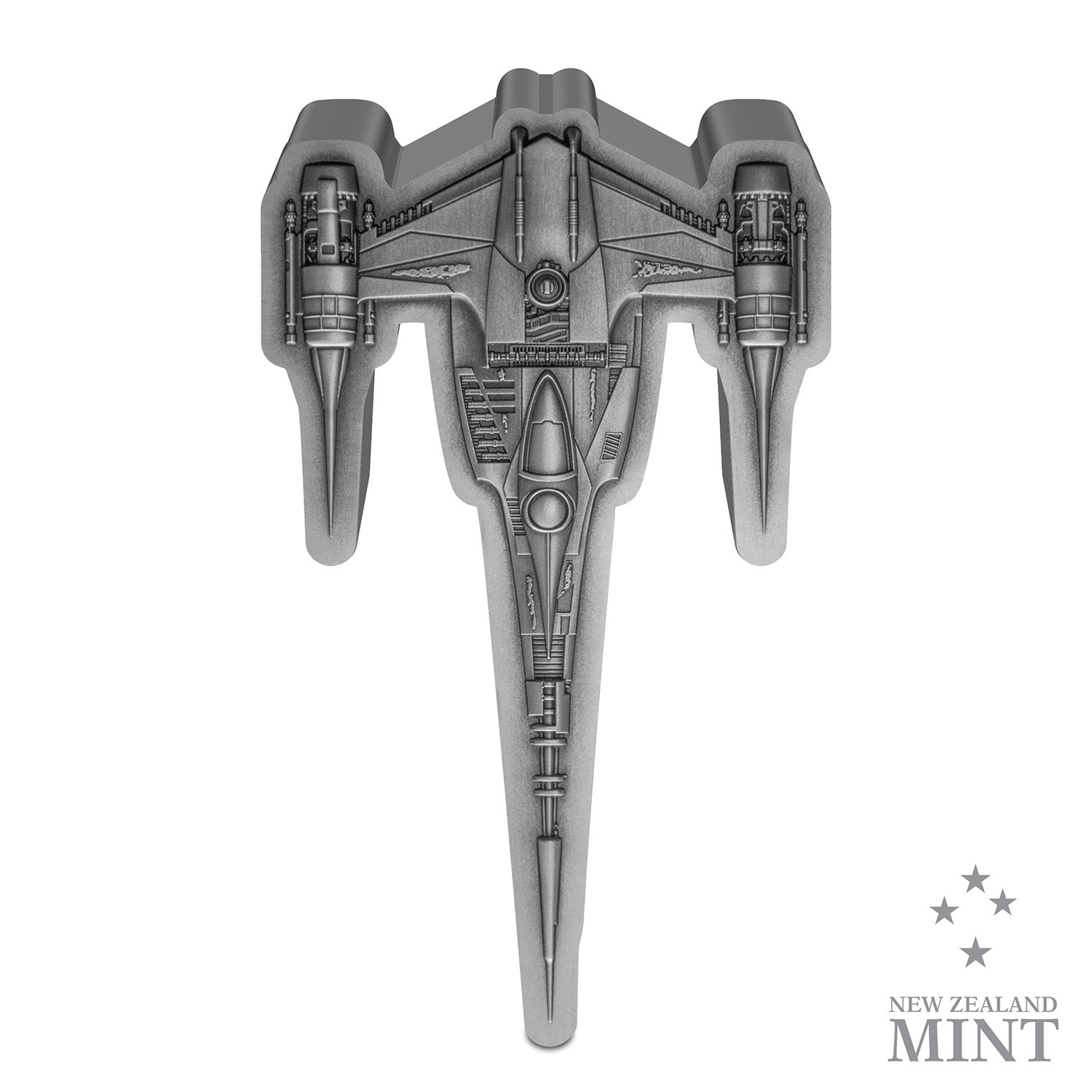 The Mandalorian's N-1 Starfighter 3oz Silver Coin by New