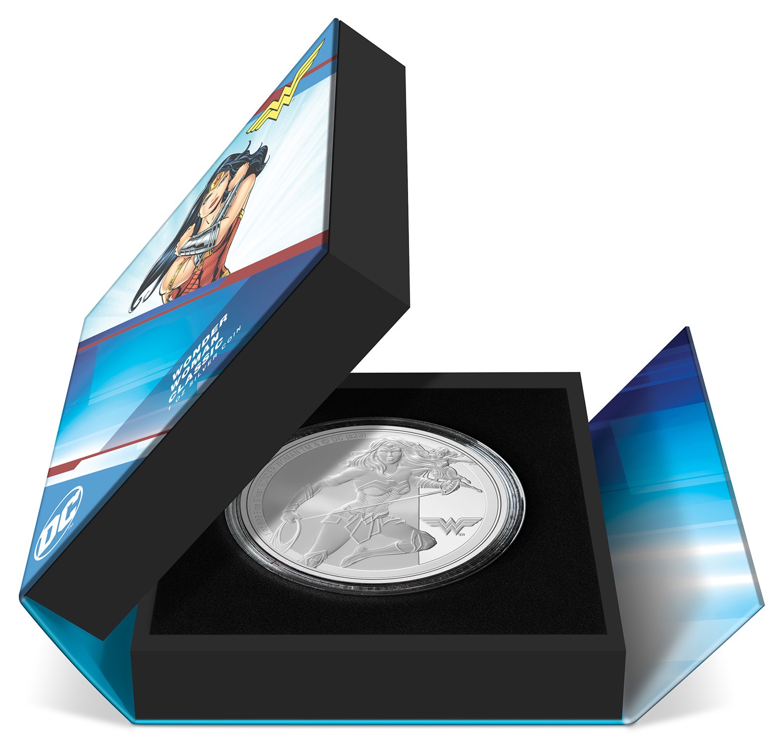 DC Comics Wonder Woman 1oz Silver Coin Silver Collectible  (Prototype Shown) View 6