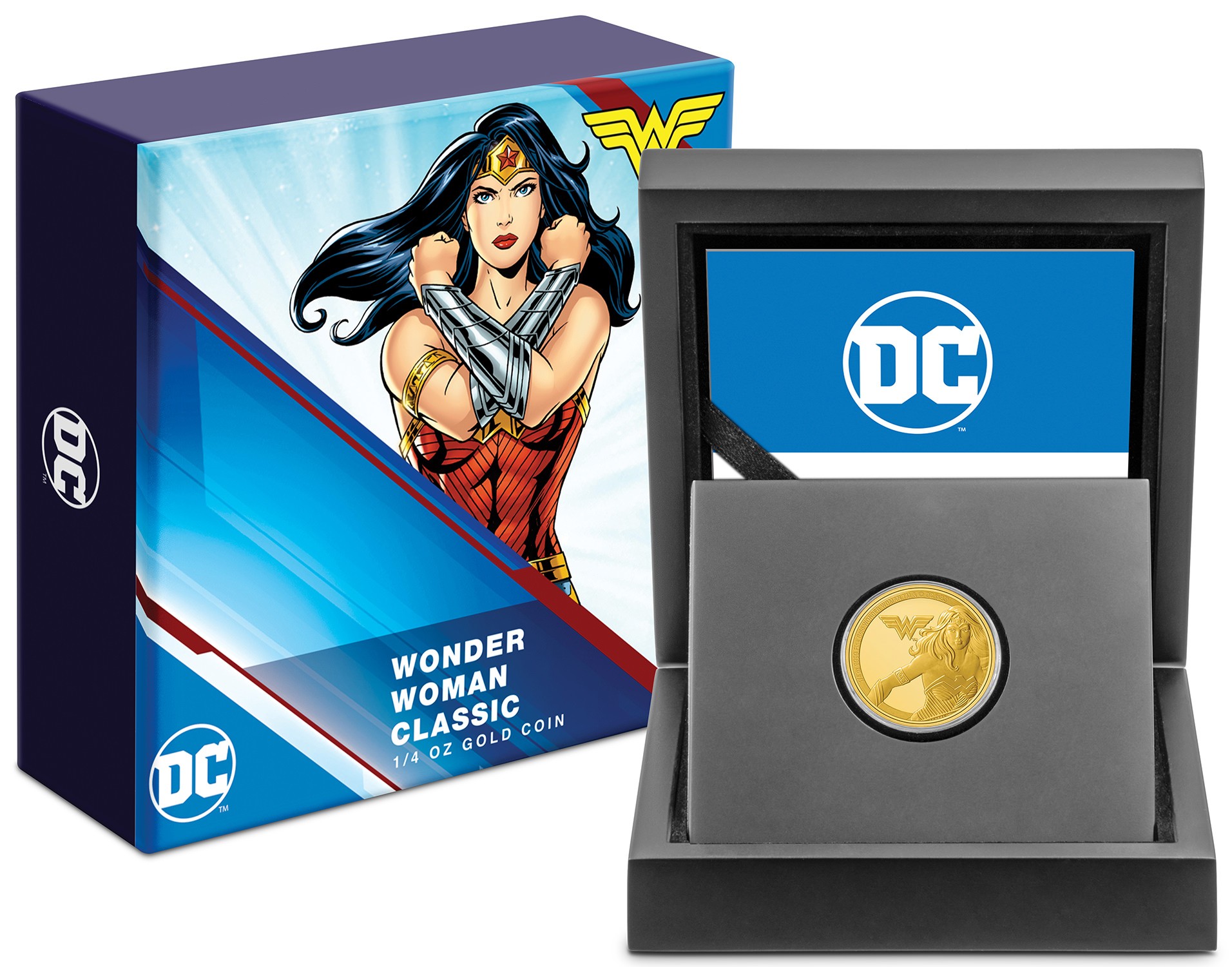Wonder Woman 1/4oz Gold Coin by New Zealand Mint | Sideshow