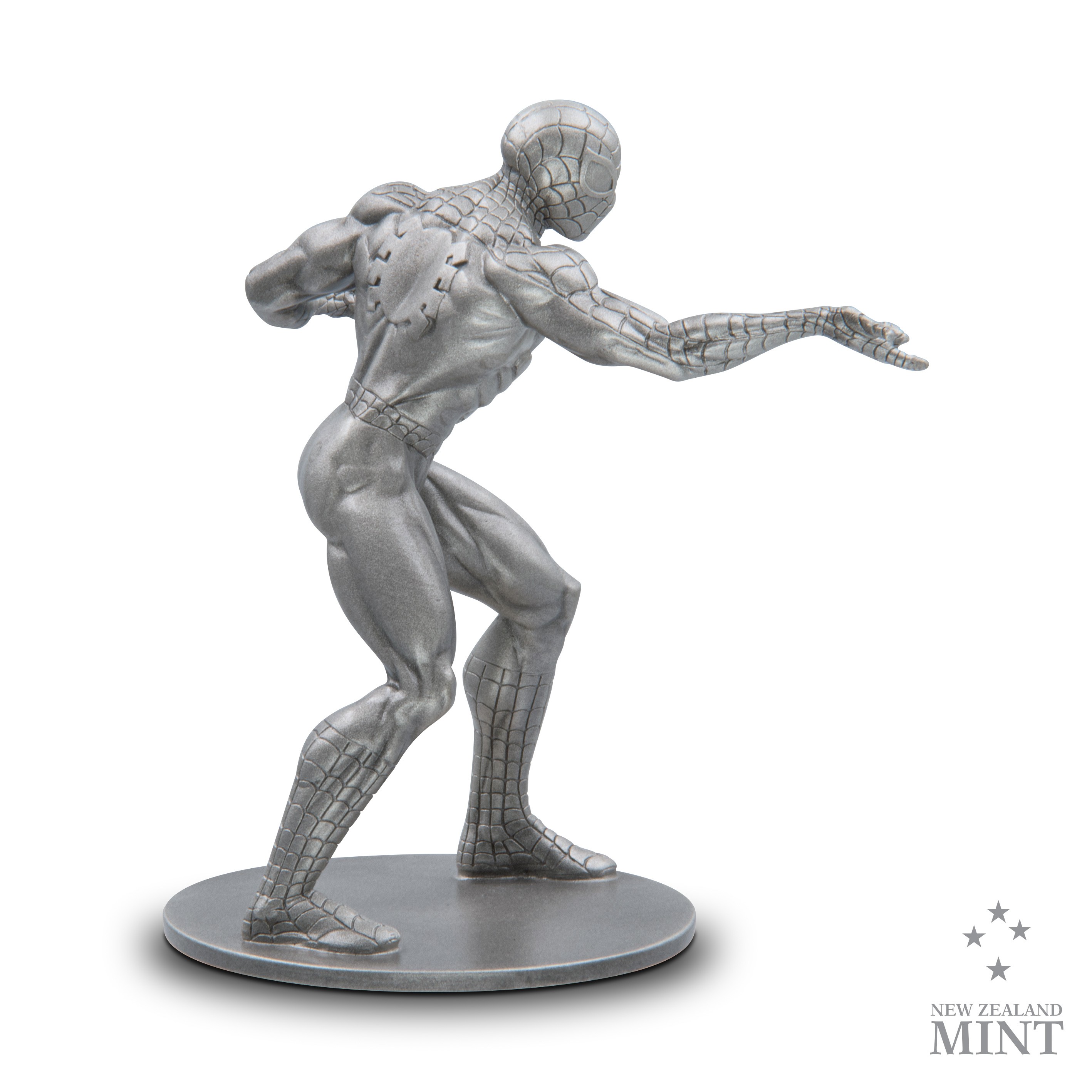 Marvel Spider-Man Silver Miniature Silver Collectible  (Prototype Shown) View 5