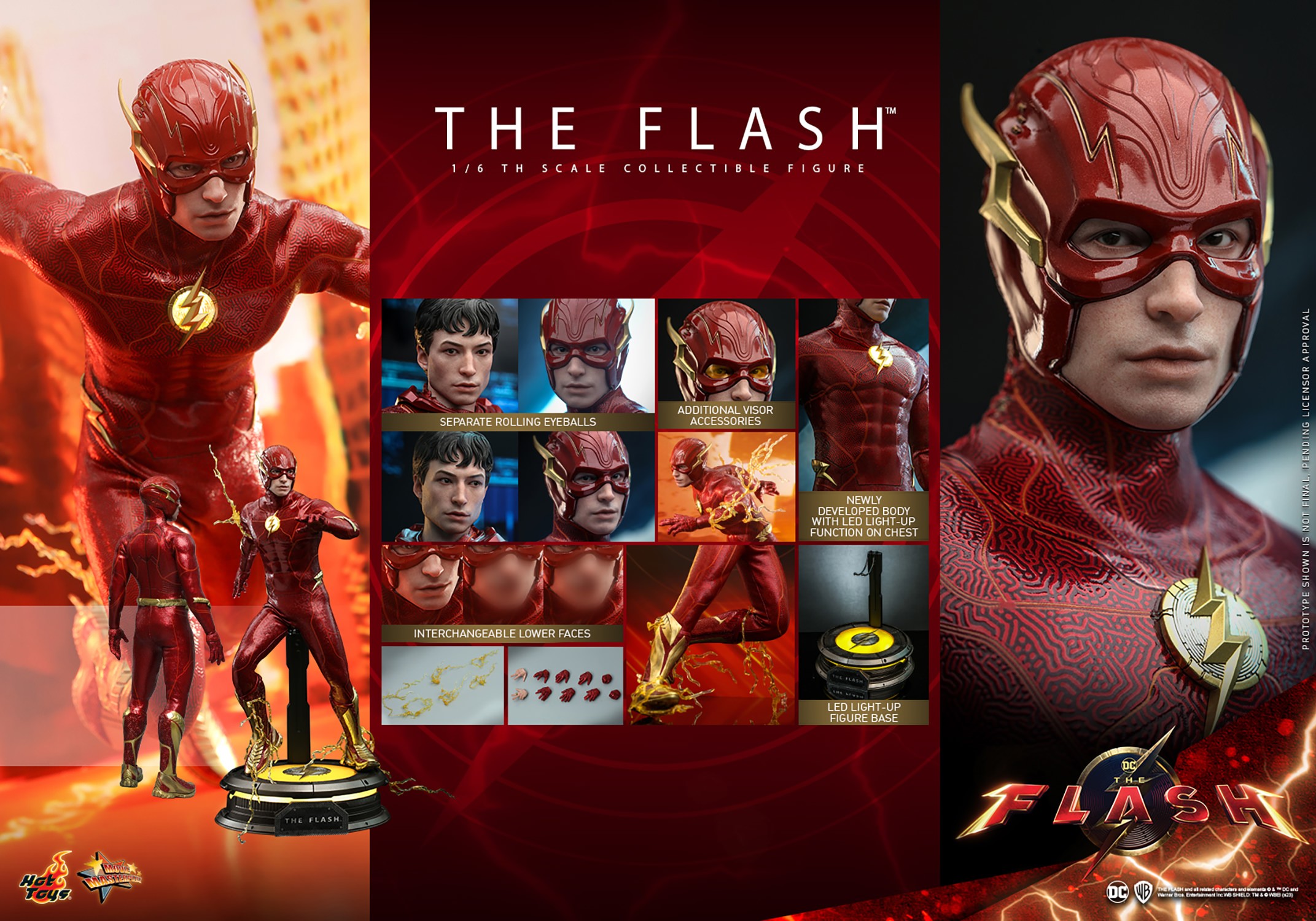 The Flash Sixth Scale Figure by Hot Toys | Sideshow Collectibles The Flash Sixth Scale Figure by Hot Toys | Sideshow Collectibles