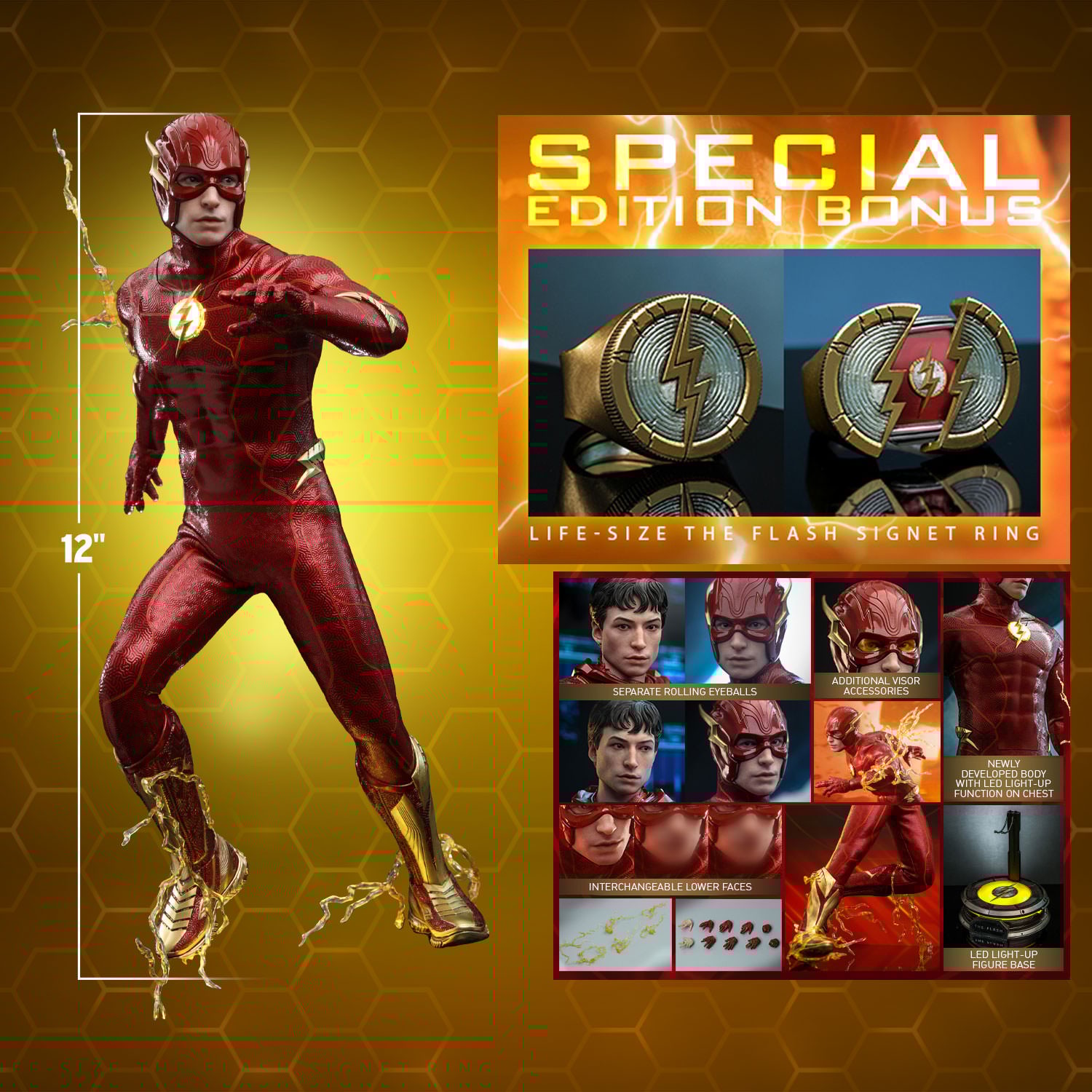 The Flash Sixth Scale Figure by Hot Toys Sideshow Collectibles