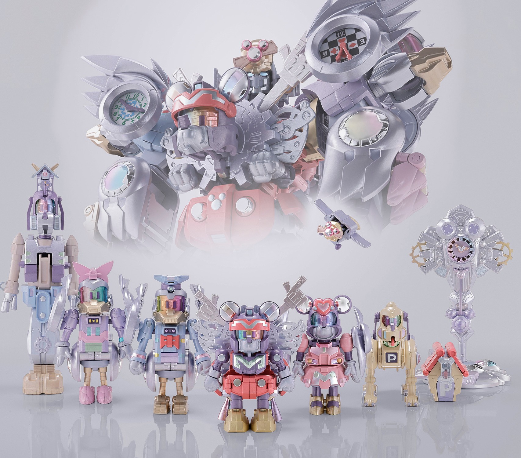 Disney Super Magical Combined King Robo Mickey & Friends (Disney 100 Years of Wonder) Collectible Figure  (Prototype Shown) View 1